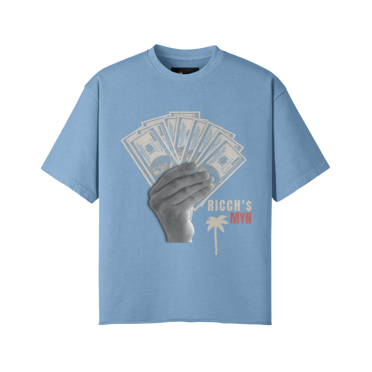 RICCHS MYN Fade Raw T Shirts