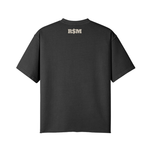 RICCHS MYN Fade Raw T-Shirt Black